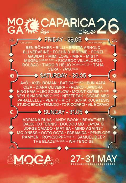 Moga Caparica 2026 poster